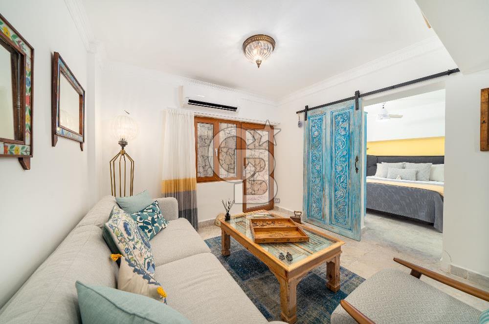 CB GİZ'DEN KALKAN KIŞLA'DA DENİZ MANZARALI SATILIK 1+1 DAİRE