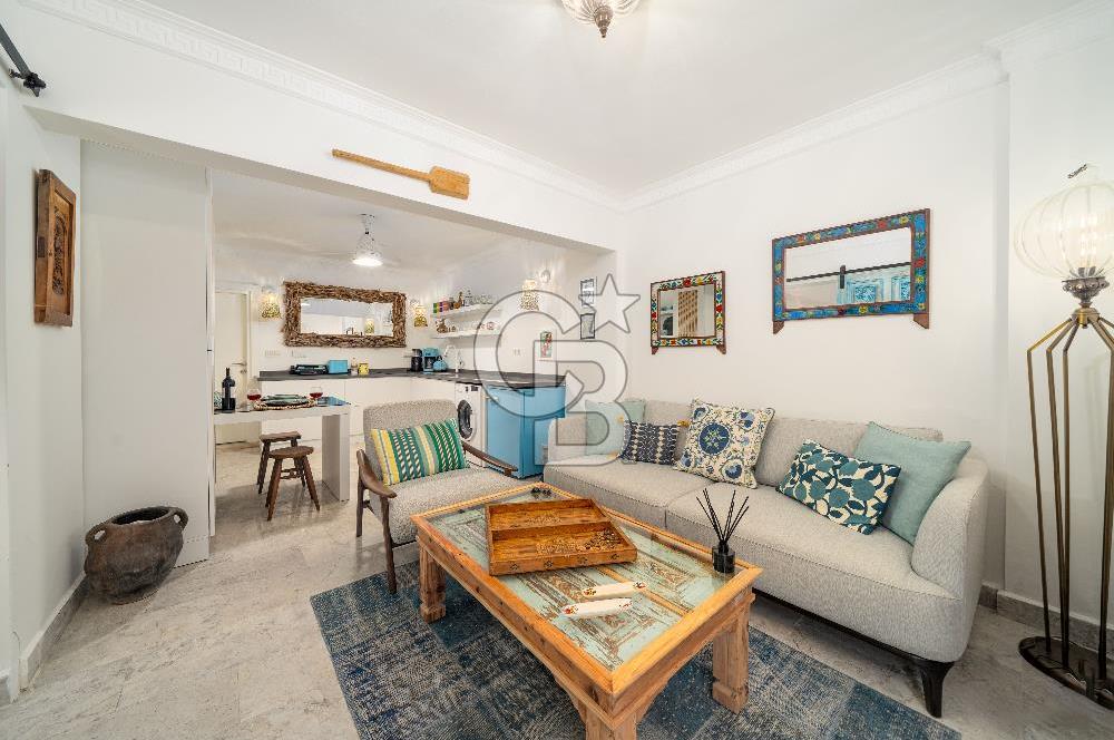 CB GİZ'DEN KALKAN KIŞLA'DA DENİZ MANZARALI SATILIK 1+1 DAİRE
