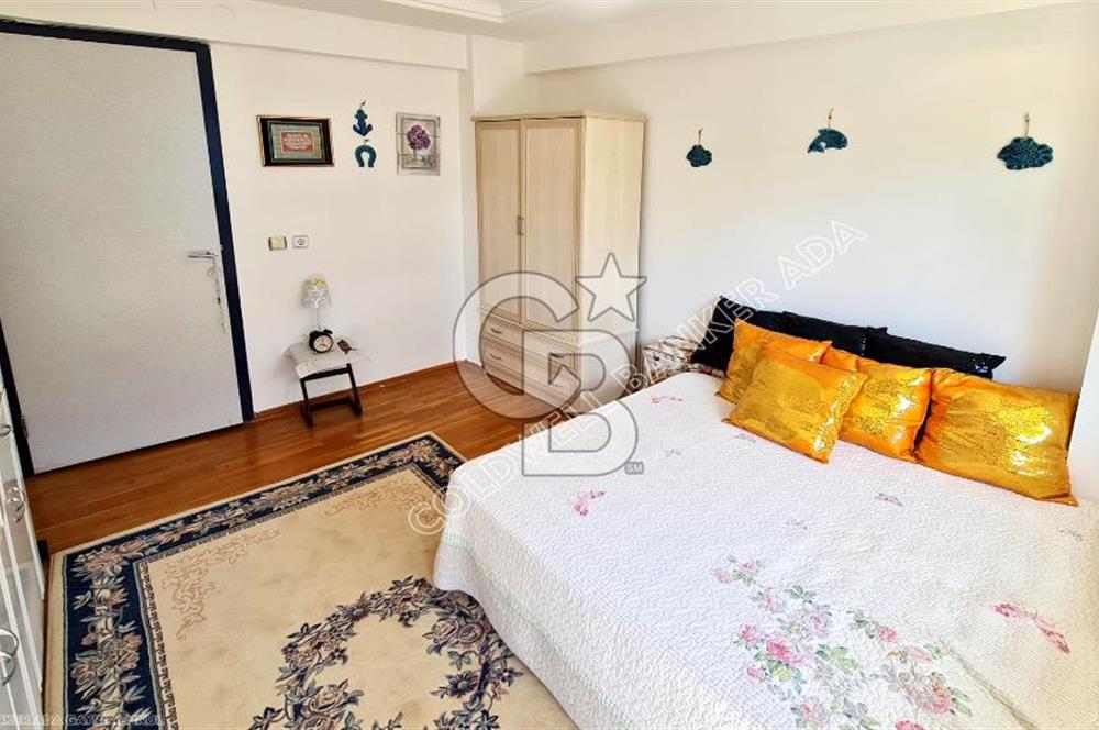 Kuşadası Merkezde Eşyalı Deniz Manzaralı 3+1 Kiralık Daire