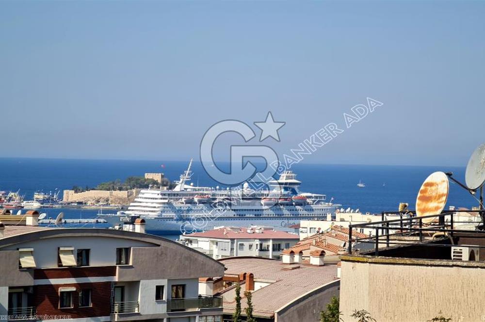 Kuşadası Merkezde Eşyalı Deniz Manzaralı 3+1 Kiralık Daire