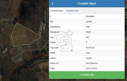 60 Dönüm İmarlı Arsa – Yatırım ve Projeler İçin Uygun