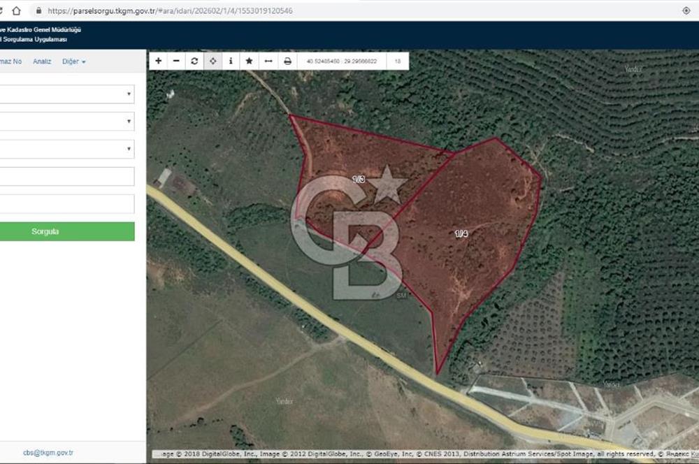 ORHANGAZİ ARAPZADE SATILIK TARLA! 21.007M2 YENİ TOKİ SINIRI