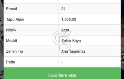 CB MARS'TAN KÜÇÜK ÇAMLICA'DA SATILIK 1.776 M2 İMARLI ARSA