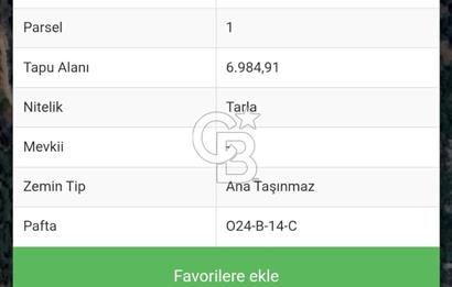 KONYAALTI ÇAĞLARCA DA SATILIK TARLA