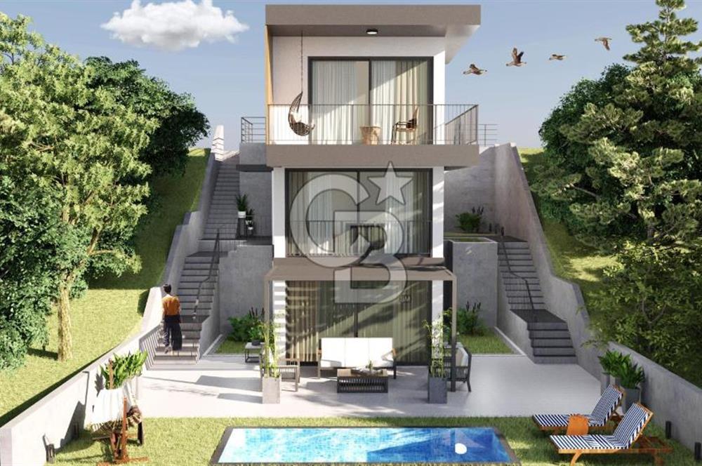 BOĞAZİÇİ HİSAR MEVKİİNDE TRİPLEKS VİLLA İMARLI ARSA 
