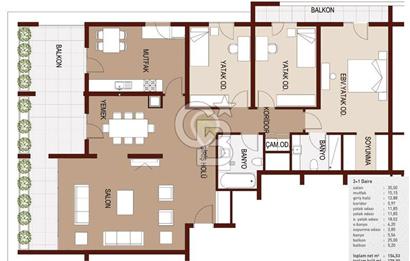 ATLANTİS CITY'DE EŞSİZ KONUM VE CEPHEDE SATILIK ARAKAT 3+1 DAİRE