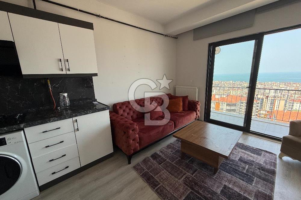 Panoramik Deniz Manzaralı, Full Eşyalı 1+1 Daire!
