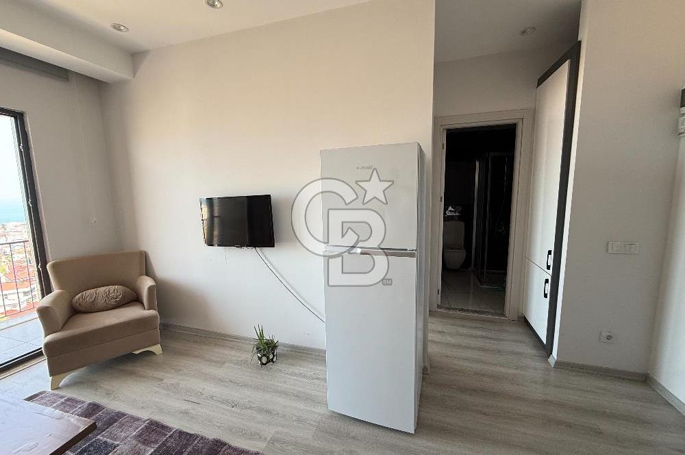 Panoramik Deniz Manzaralı, Full Eşyalı 1+1 Daire!