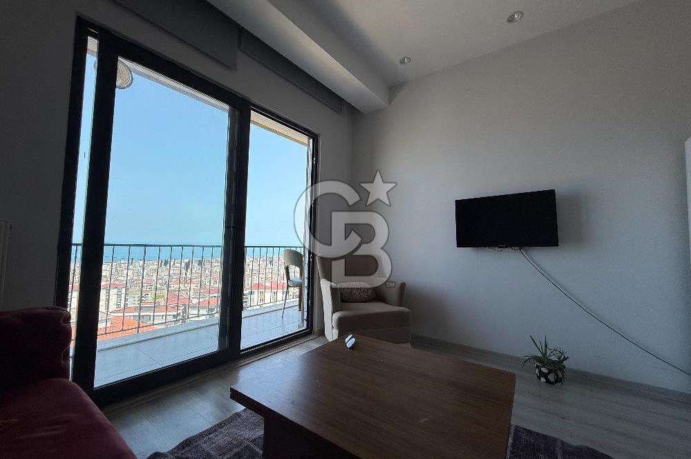 Panoramik Deniz Manzaralı, Full Eşyalı 1+1 Daire!