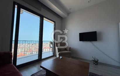 Panoramik Deniz Manzaralı, Full Eşyalı 1+1 Daire!