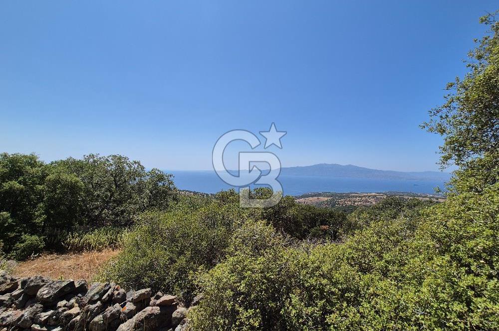 ÇANAKKALE ASSOS- PANORAMİK DENİZ MANZARALI 9 DÖNÜM SATILIK ARAZİ