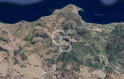 ÇANAKKALE ASSOS- PANORAMİK DENİZ MANZARALI 9 DÖNÜM SATILIK ARAZİ