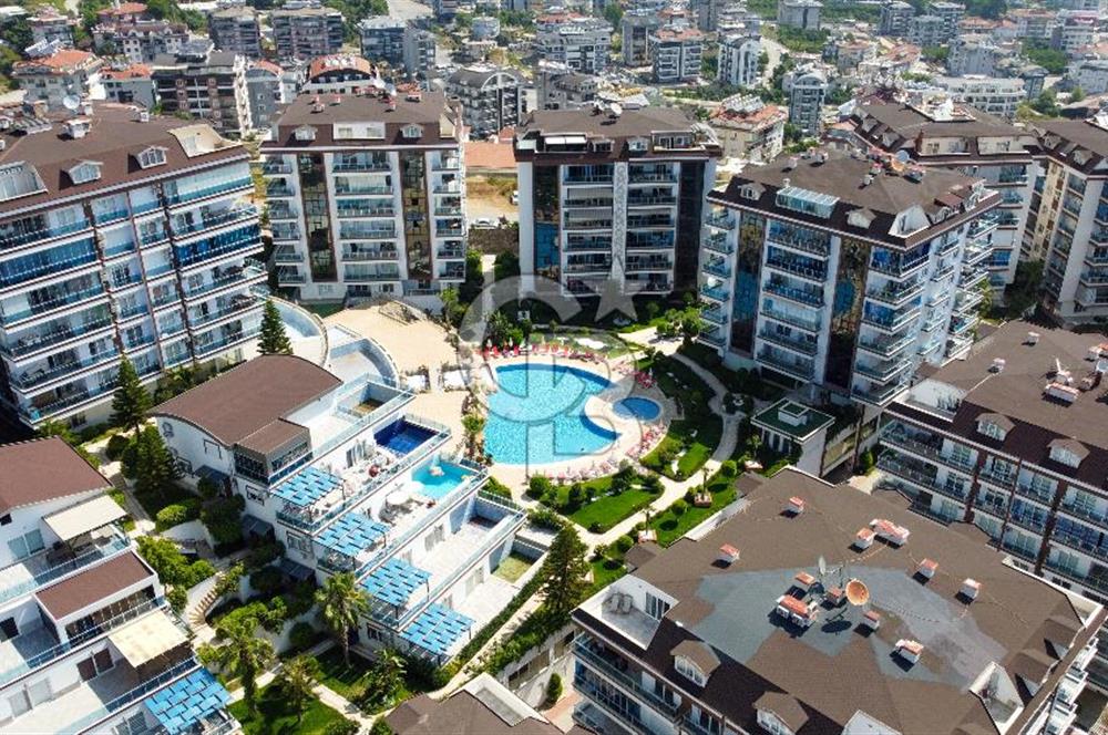 Alanya Çıplaklı Mh Lüks Sitede Eşyalı 1+1 Satılık Daire