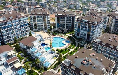 Alanya Çıplaklı Mh Lüks Sitede Eşyalı 1+1 Satılık Daire