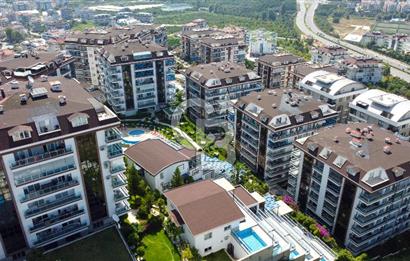 Alanya Çıplaklı Mh Lüks Sitede Eşyalı 1+1 Satılık Daire