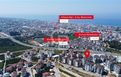 Alanya Çıplaklı Mh Lüks Sitede Eşyalı 1+1 Satılık Daire