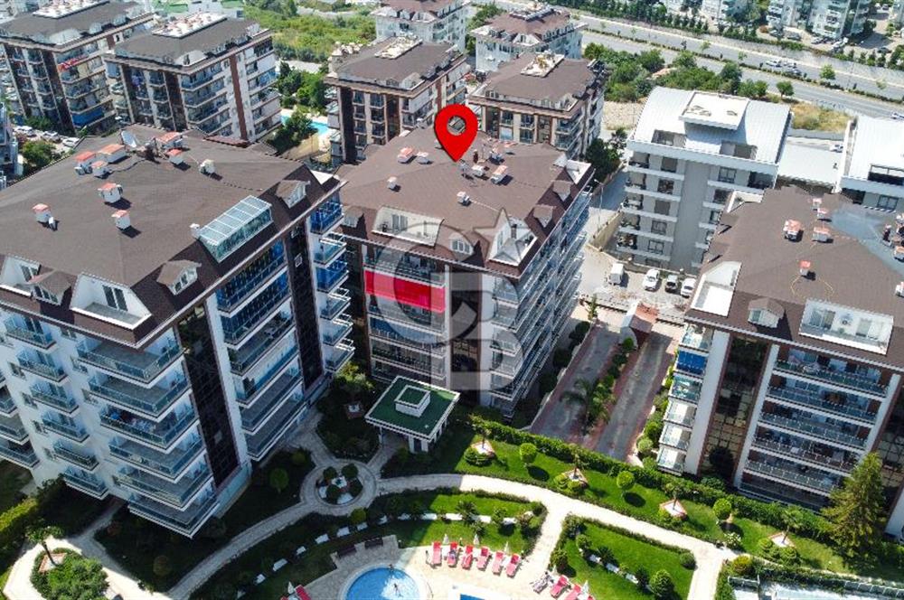 Alanya Çıplaklı Mh Lüks Sitede Eşyalı 1+1 Satılık Daire