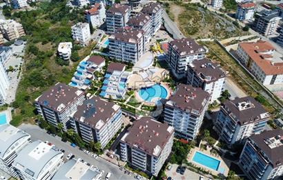 Alanya Çıplaklı Mh Lüks Sitede Eşyalı 1+1 Satılık Daire