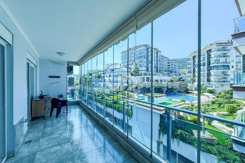 Alanya Çıplaklı Mh Lüks Sitede Eşyalı 1+1 Satılık Daire