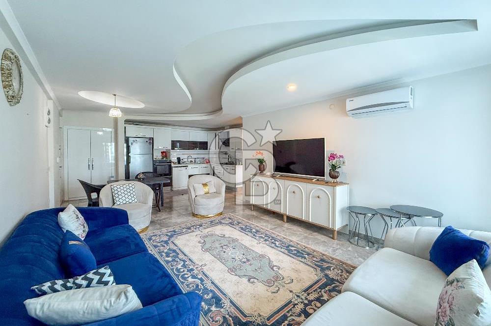 Alanya Çıplaklı Mh Lüks Sitede Eşyalı 1+1 Satılık Daire