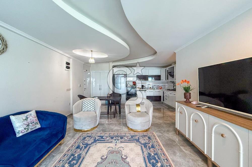 Alanya Çıplaklı Mh Lüks Sitede Eşyalı 1+1 Satılık Daire