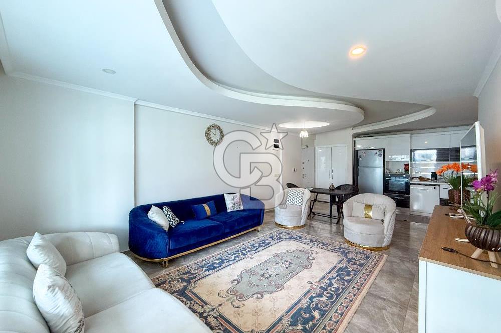 Alanya Çıplaklı Mh Lüks Sitede Eşyalı 1+1 Satılık Daire