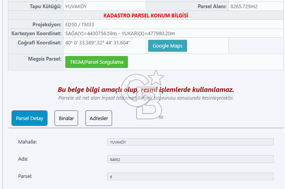 Yuva mh Satılık Arsa