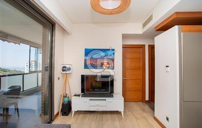 Narlıdere Asma Bahçeler'de 1+1 Deniz&Doğa Manzaralı Satılık Daire