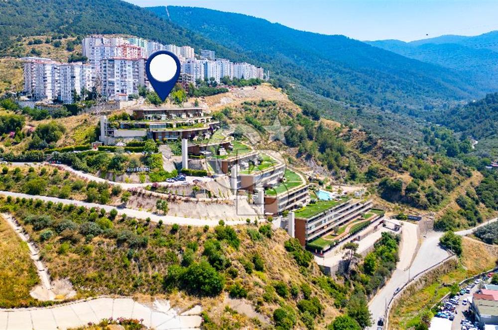 Narlıdere Asma Bahçeler'de 1+1 Deniz&Doğa Manzaralı Satılık Daire