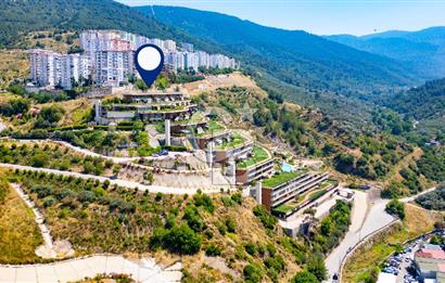 Narlıdere Asma Bahçeler'de 1+1 Deniz&Doğa Manzaralı Satılık Daire