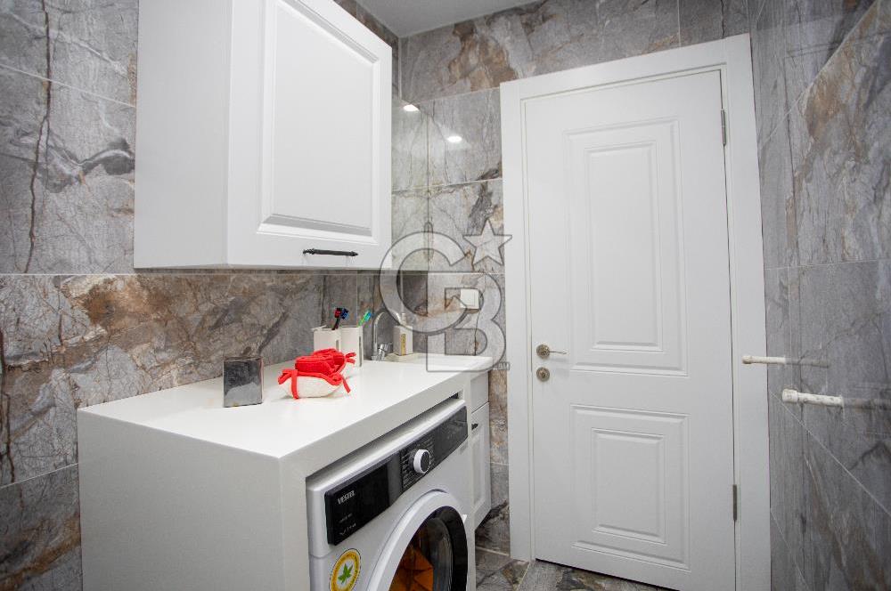 Foça Kazım Dirik Mah. Bahçeli 2+1 Eşyalı Kiralık Dubleks Daire