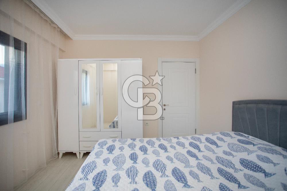 Foça Kazım Dirik Mah. Bahçeli 2+1 Eşyalı Kiralık Dubleks Daire