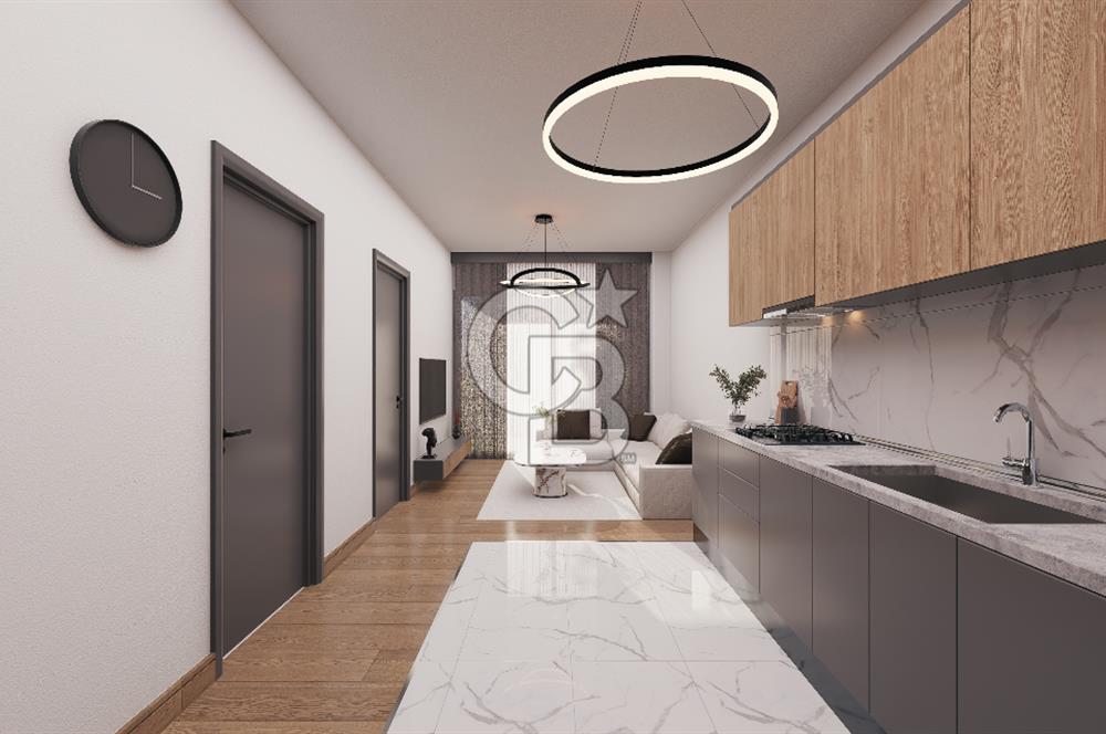 LEFKOŞA- MİNARELİKÖY B BLOK SATILIK 1+1 DAİRELER