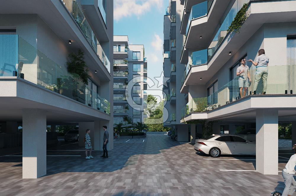 LEFKOŞA- MİNARELİKÖY B BLOK SATILIK 1+1 DAİRELER