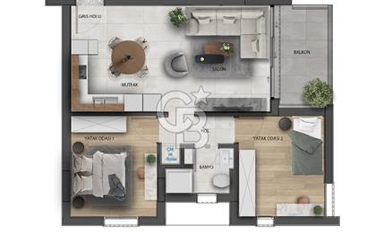 LEFKOŞA MERKEZDE TÜRK KOÇANLI 2+1 LUX DAİRE SEÇENEKLERİ