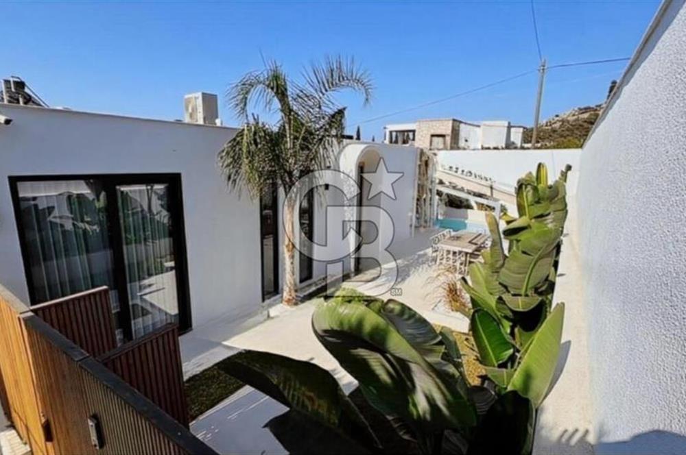 BODRUM YALIKAVAK ÖZEL YAPIM LÜKS 3+1 EŞYALI TEK KAT VİLLA