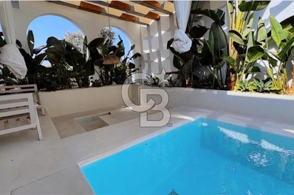 BODRUM YALIKAVAK ÖZEL YAPIM LÜKS 3+1 EŞYALI TEK KAT VİLLA
