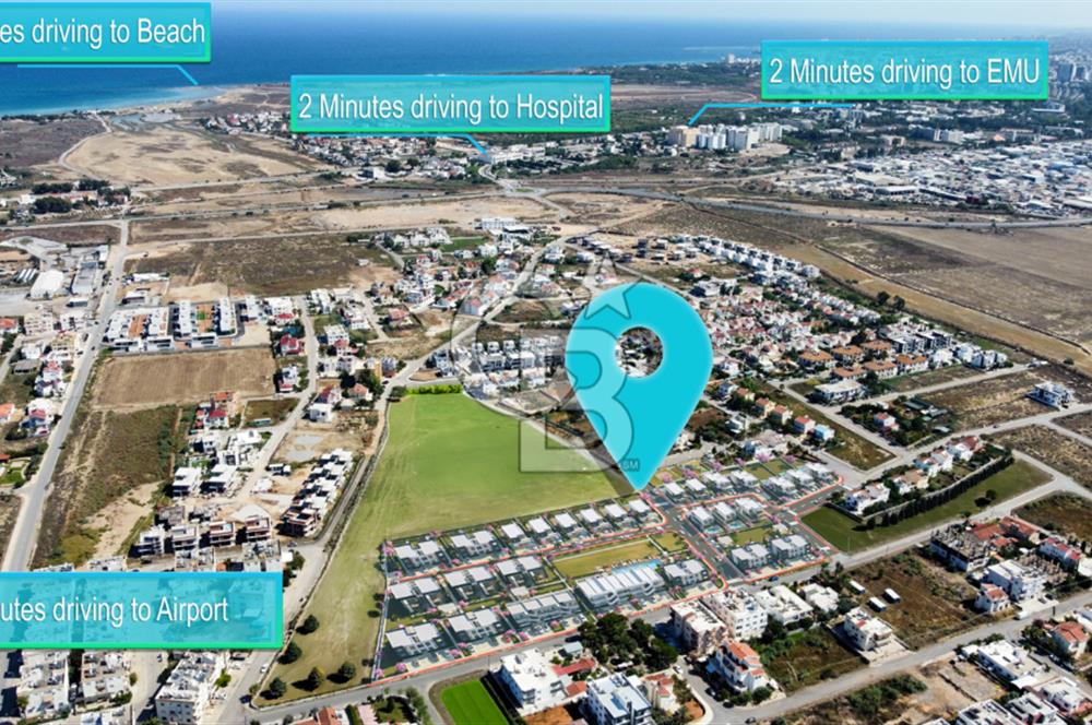 GAZİMAĞUSA TUZLA'DA LUX PROJEDE 4+1 VİLLA