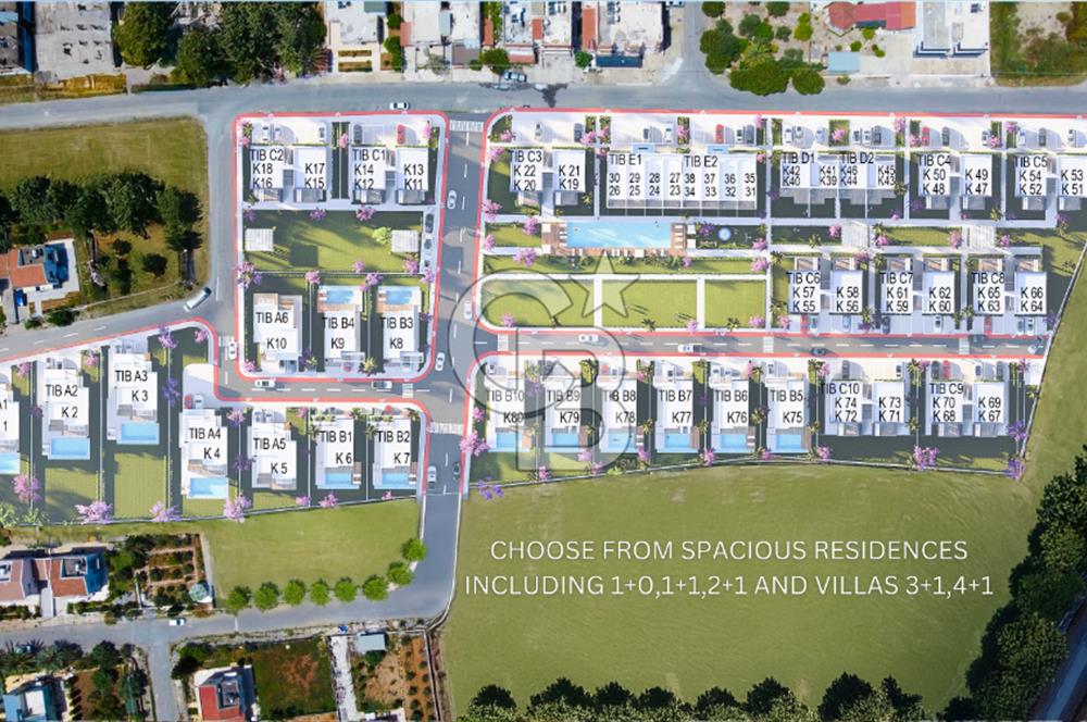 GAZİMAĞUSA TUZLA'DA LUX PROJEDE 1+1 DAİRE 