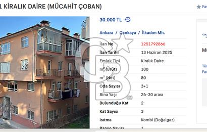 İLKADIM MAH KİRALIK 