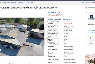 SAMSUN YOLU KİRALIK ARSA 