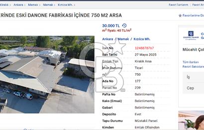 SAMSUN YOLU KİRALIK ARSA 