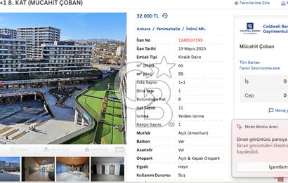 VELÜX KİRALIK 1+1 8. KAT (MÜCAHİT ÇOBAN)