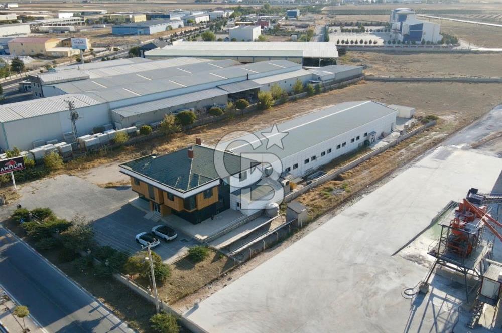 CB ULTRA'DAN AKSARAY OSB'DE 10.000 M2 ARSA VE 1550 M2 KAPALI ALANLI SATILIK FABRİKA BİNASI