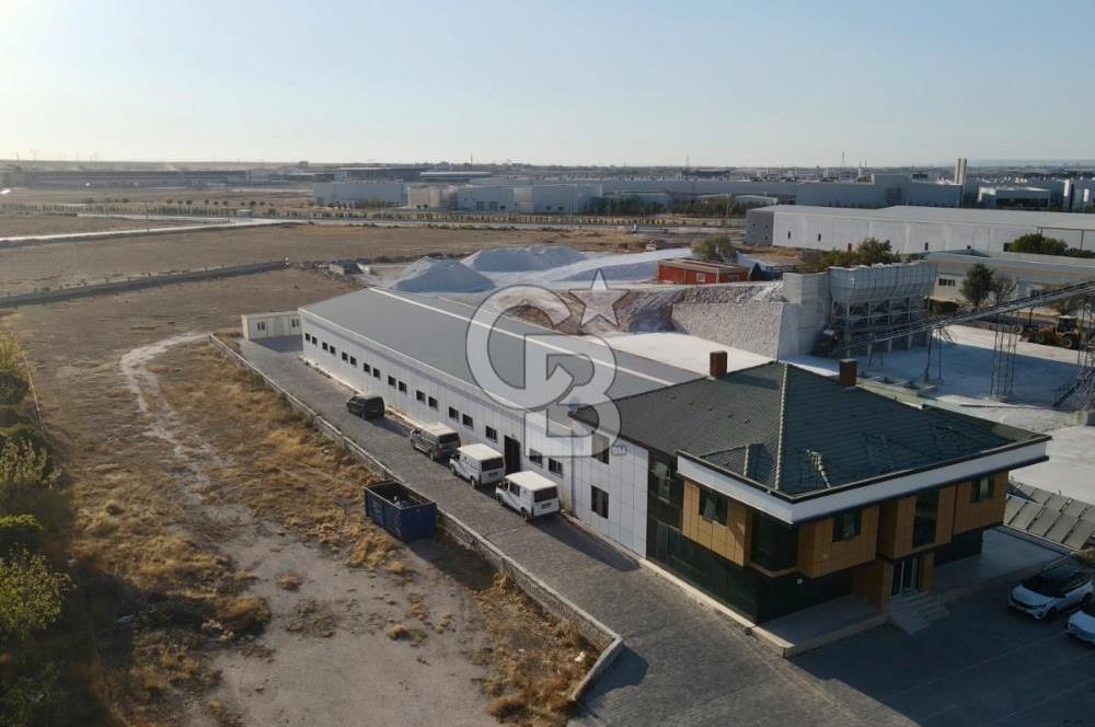 CB ULTRA'DAN AKSARAY OSB'DE 10.000 M2 ARSA VE 1550 M2 KAPALI ALANLI SATILIK FABRİKA BİNASI