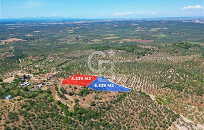 ÇANAKKALE GEYİKLİDE BOZCAADA MANZARALI 5.339 m² SATILIK ARSA