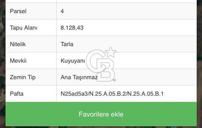 BURDUR BUCAK'DA SATILIK TARLA