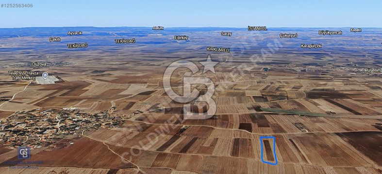 KIRKLARELİ VİZE HASBUĞA SATILIK 1330 m2 ARSA