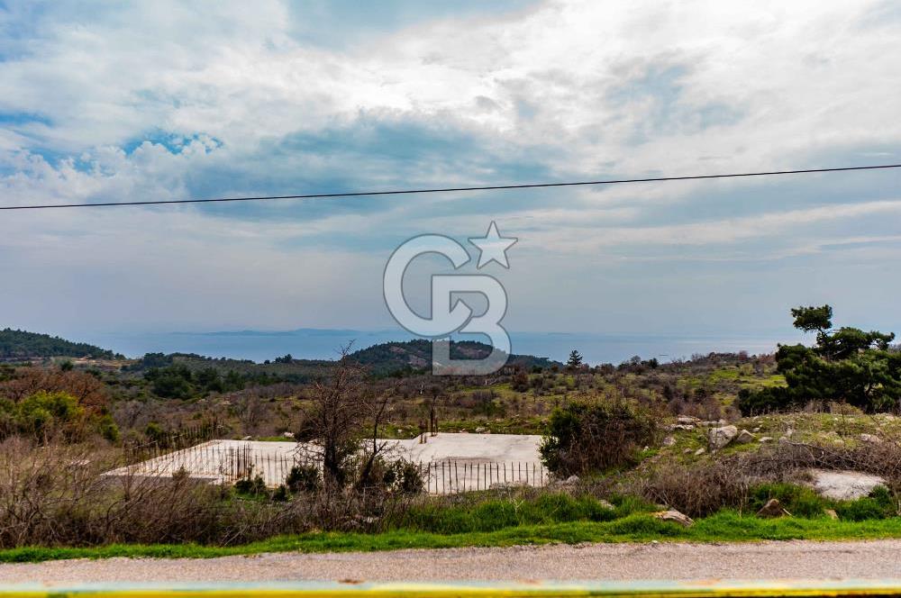 ÇANAKKALE AYVACIK SAZLI KÖYÜ 6.250 M2 ARSA VE TAŞ EV