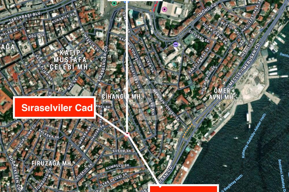 CİHANGİR CD. ADIM MESAFEDE, PEK ÇOK SEKTÖRE UYGUN KİRALIK DÜKKAN  